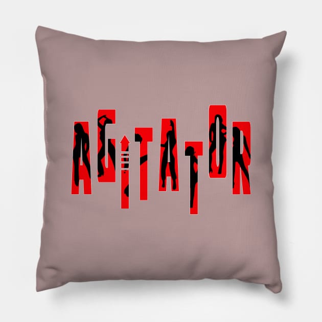 agitator Pillow by bluehair