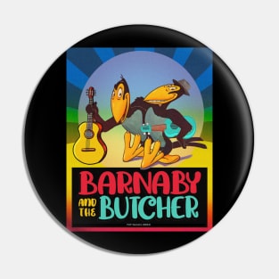 Barnaby and the Butcher (Heckle & Jeckle) Pin