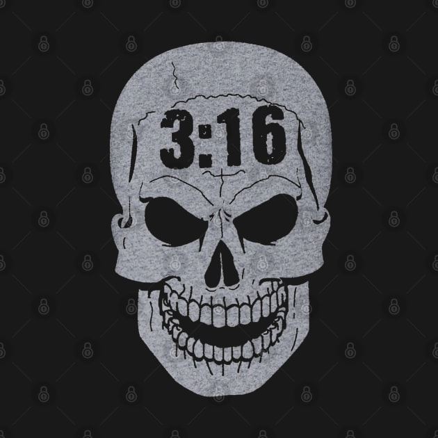 Stone Cold Steve Austin 316 Texas Skull by Holman