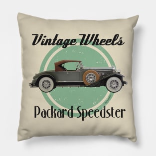 Vintage Wheels - Packard Boattail Speedster Pillow