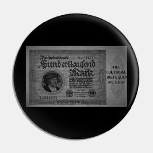 The Cultural Historian: Dr RGST Reichsmark Pin