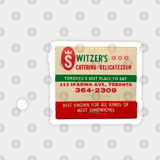 Switzer's Delicatessen Matchbook Magnet by ninasilver