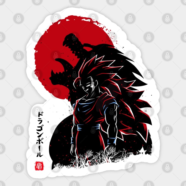 goku ssj3 Sticker for Sale by JulyArt9