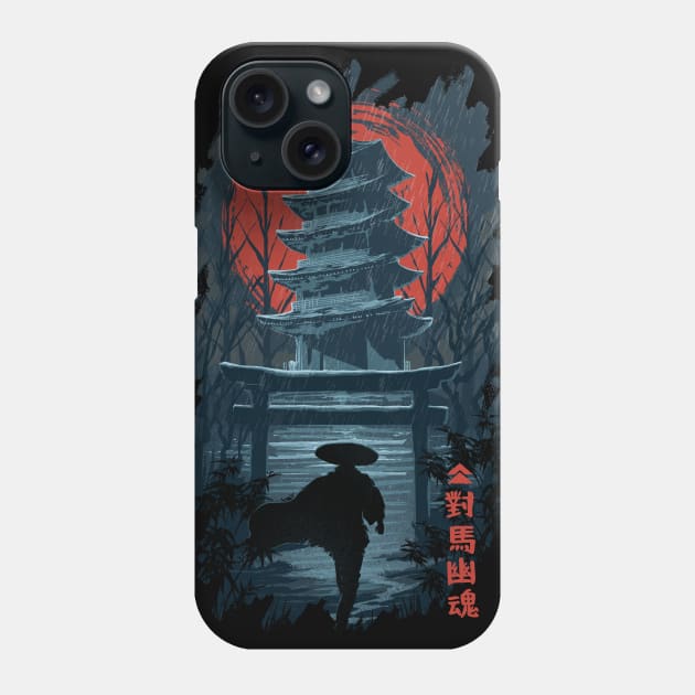 Samurai of Tsushima Phone Case by kimikodesign