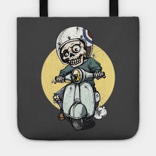 Skeleton Scooter - UK Mod Tote