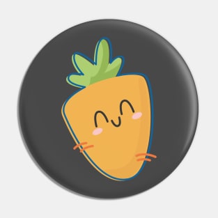 Cute Carrot Design Art Pin