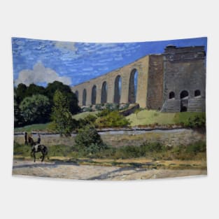 Aqueduct at Marly by Alfred Sisley Tapestry