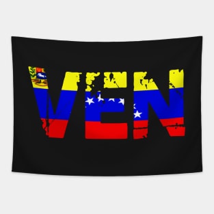 Venezuela Flag Spanish Teacher Hispanic Latino Food Culture Tapestry