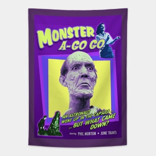 Monster A Go-Go Purple Tapestry