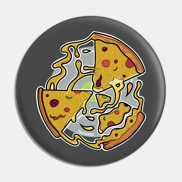 Radioactive Pizza Pin by Frajtgorski