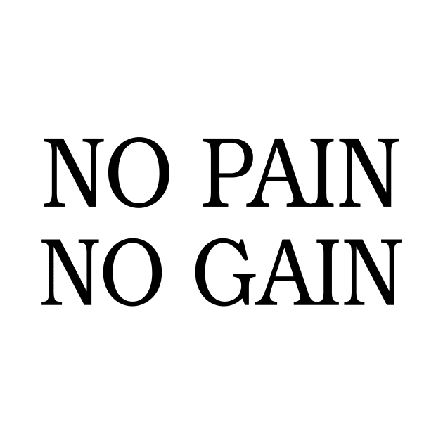 No Pain No Gain by Melon Bean