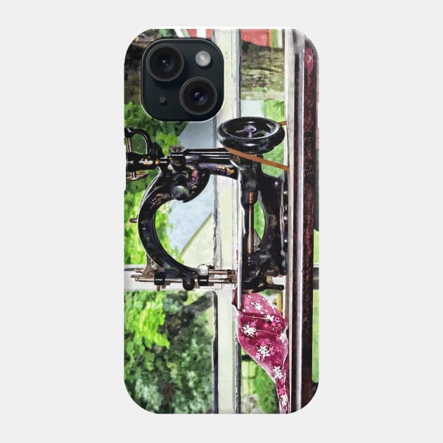 Sewing Machine in Window Phone Case by SusanSavad