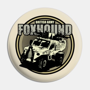 British Army Foxhound Patch Pin