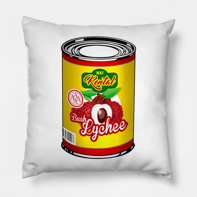 Mat Kental Buah Lychee Pillow by rolz