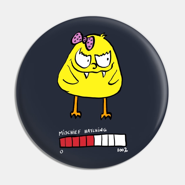 Funny Chicken, Poultry Hatching Mischief Pin by brodyquixote