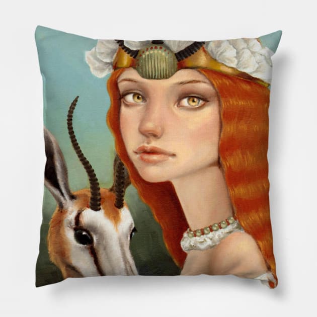 Clementine Pillow by TanyaBondArt