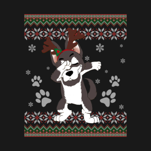 Disover Alaska Dabbing Christmas Dab Cute Dog Lovers - Alaska Dabbing Christmas Dab Cute Dog L - T-Shirt