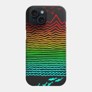 High Up Above And Down Below Phone Case