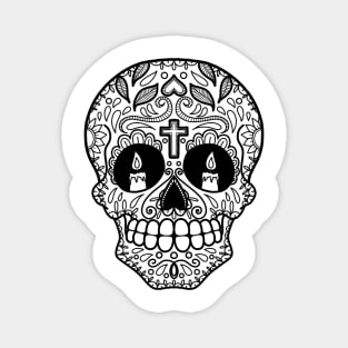 HomeSchooltattoo Sugarskull Magnet