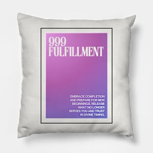 Angel Number 999: Fulfilled Journey Pillow