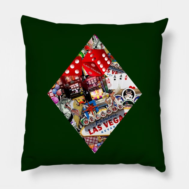 Diamond Playing Card Shape Pillow by Gravityx9