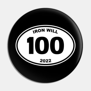 IRON WILL 100 MILE FINISHER Pin