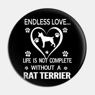 Rat Terrier Lovers Pin