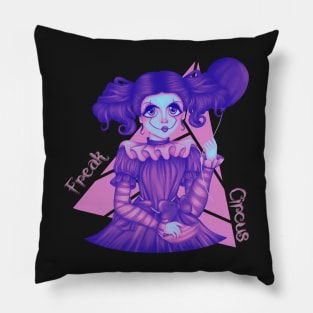 Cute Gothic Lolita Purple Circus Pillow