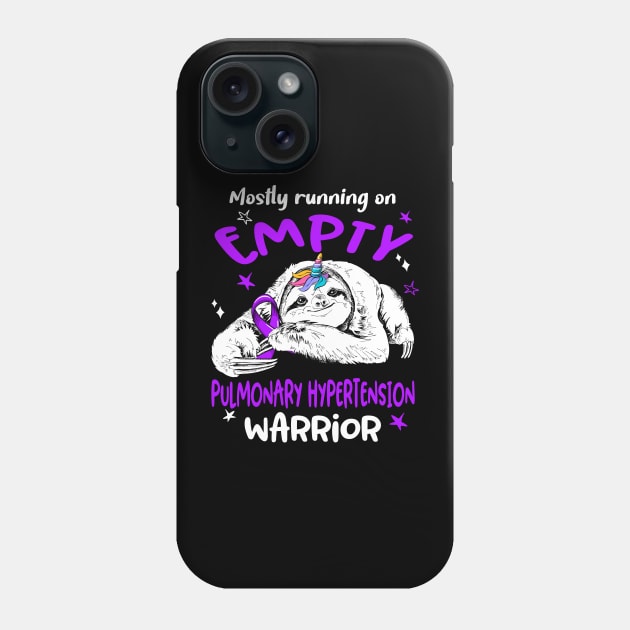 Mostly running on Empty Pulmonary Hypertension Warrior Phone Case by ThePassion99