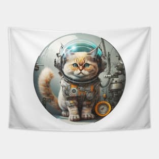 Lies And Damn Lies About CAT IN ROBOT SUIT, IN SPACE Tapestry