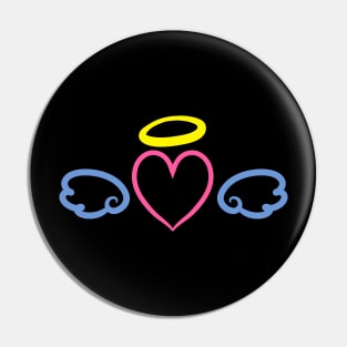 Hallow Angel Heart Pin