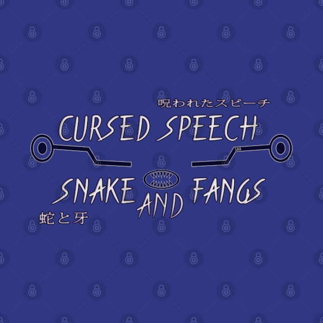 (Inumaki) Cursed Speech Snake and Fangs by LetsGetGEEKY