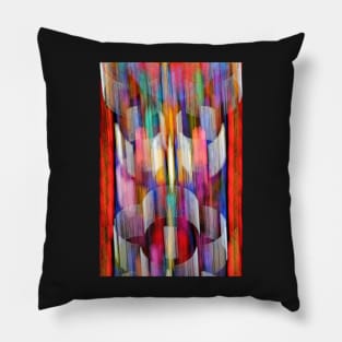 STAINED GLASS MULTI-COLOURED DISPLAY Pillow