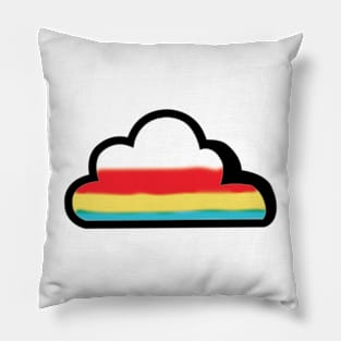 Happy Rainbow Yum Yum no.2 Pillow