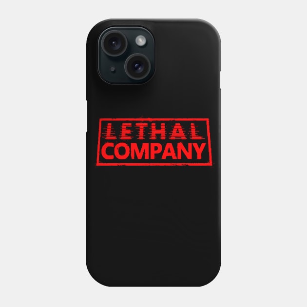 Lethal Company Logo - Texturized Phone Case by José Ruiz