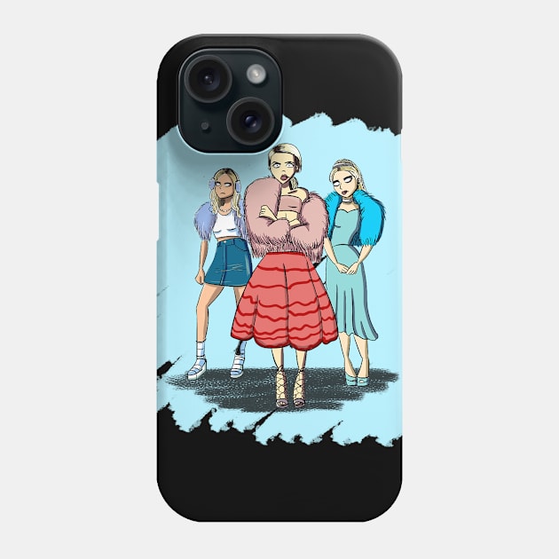 Scream Queens Idiot Hookers Phone Case by hollydoesart