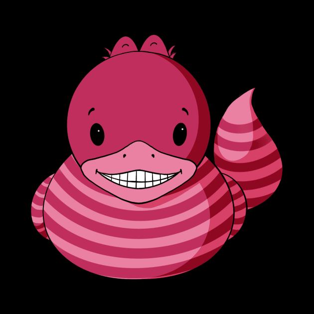 Cheshire Cat Rubber Duck by Alisha Ober Designs