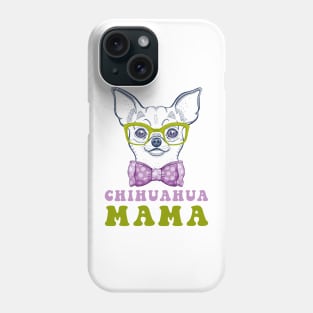 Groovy chihuahua mama - The nerdy chihuahua dog lover shirt Phone Case