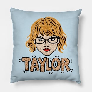 Taylor Version Cartoon Pillow