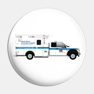 North Shore F350 AEV Ambulance Pin