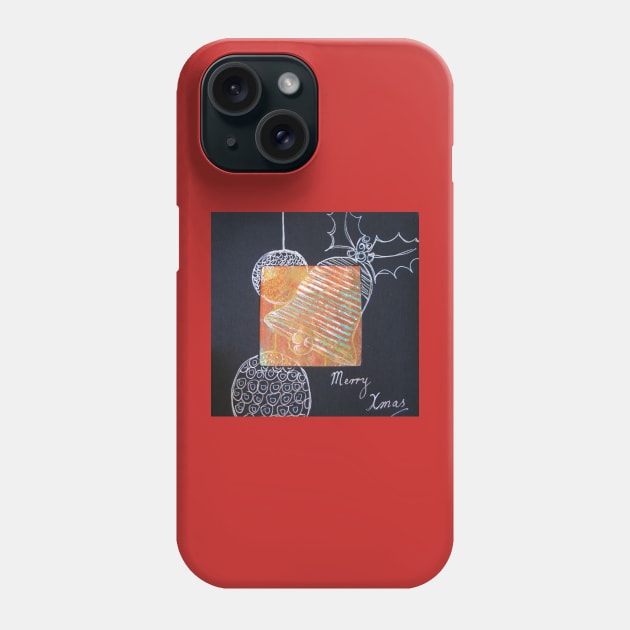 Xmas Card Design 5 Phone Case by Heatherian