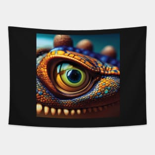 Lizard Eye Art Tapestry