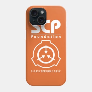 SCP D-Class - white Phone Case