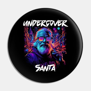 Undercover Santa in Town 3 Pin