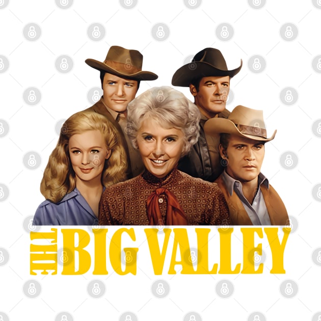 The Big Valley - Color Group Shot - 60s Tv Western by wildzerouk