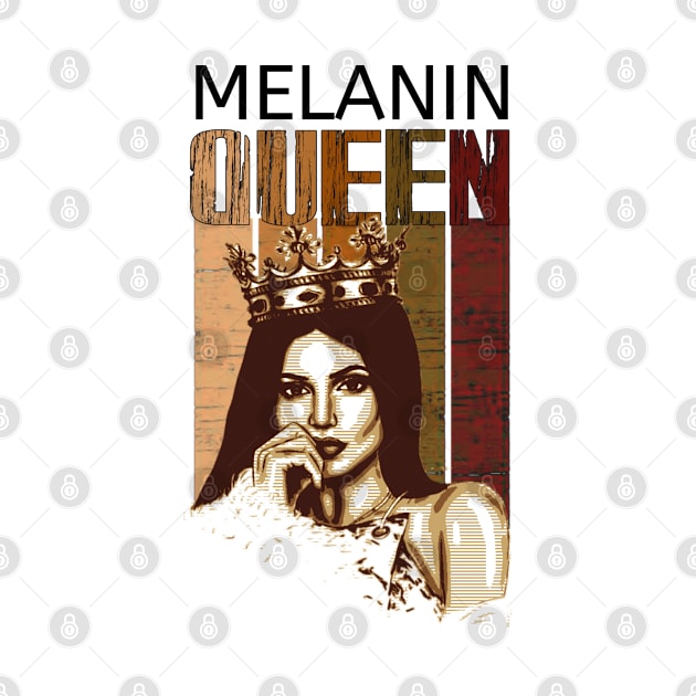 Melanin queen t-shirt by  Memosh Everything 