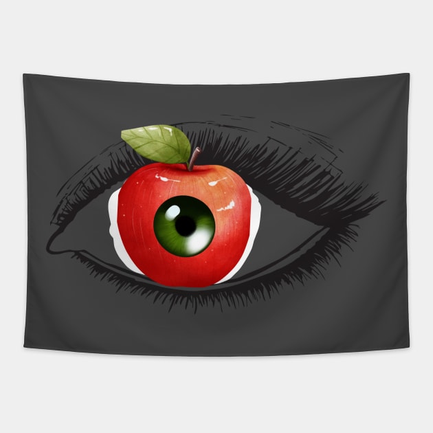 APPLE OF MY EYE Tapestry by EmoteYourself