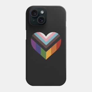 LGBTQIA+ Heart & Queer Love Phone Case