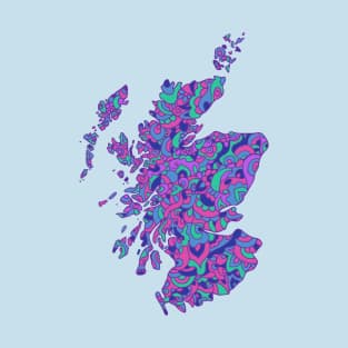 Scotland Map T-Shirt