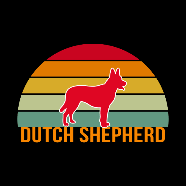 Dutch Shepherd Vintage Silhouette by khoula252018